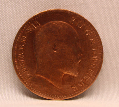 Quarter Anna 1905 Edward VII Bronze coins