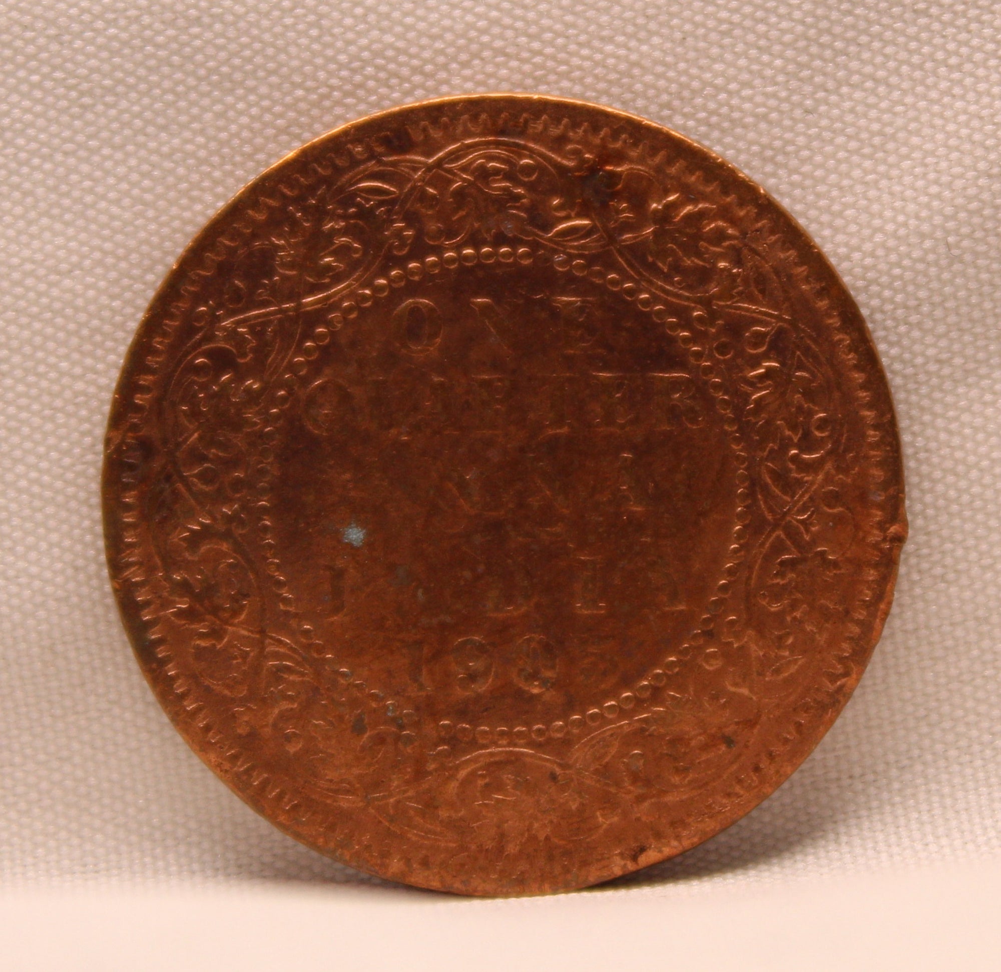 1\4 Anna 1905 Edward VII Bronze coins