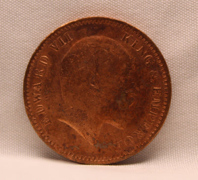 Quarter Anna 1905 Edward VII Bronze coins