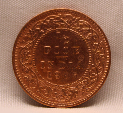 Half Pice 1905 Edward VII Copper coins