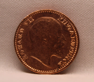 1\12 Anna 1905 Edward VII Copper coins