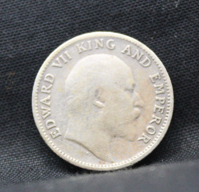 1\4 Rupees 1905 Edward VII Silver coins