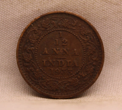 1/12 Anna  Set of 21 Coins (1912 - 1936) - AUNC