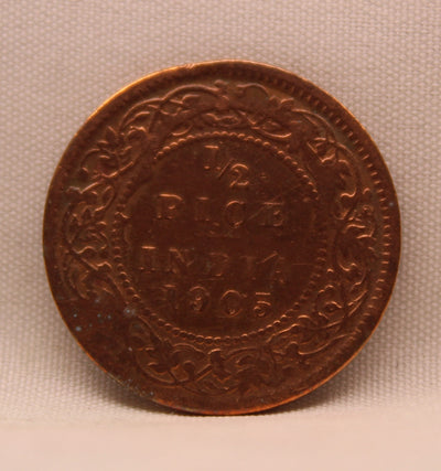 Half Pice 1905 Edward VII Copper coins