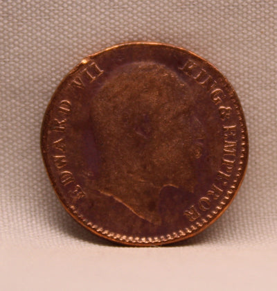 1\12 Anna 1905 Edward VII Copper coins