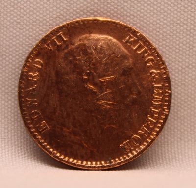 1\12 Anna 1906 Edward VII Copper coins