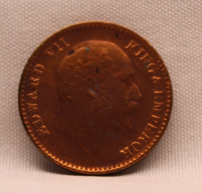 1\12 Anna 1906 Edward VII Copper coins