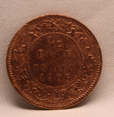 Half Pice 1906 Edward VII Copper coins