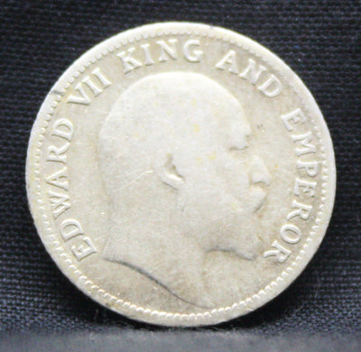 1\4 Rupees 1906 Edward VII Silver coins