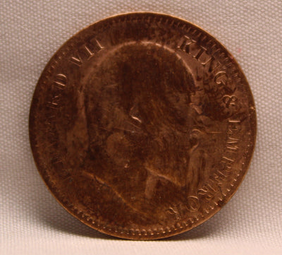 Quarter Anna 1906 Edward VII Copper coins