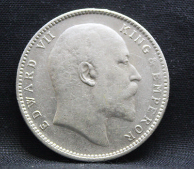 1 Rupee 1906 Edward VII Silver coins