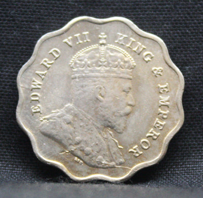 1 Anna 1907 Edward VII Copper-Nickel coins