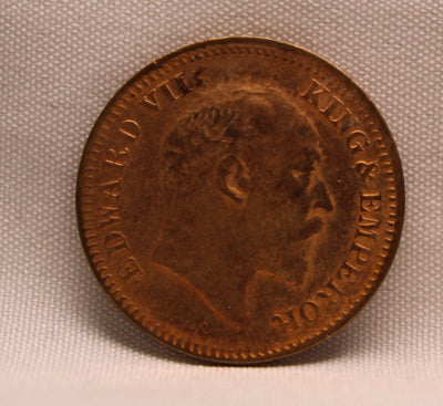 1\2 Pice 1907 Edward VII Bronze coins