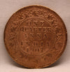 1\4 Anna 1907 Edward VII Bronze coins