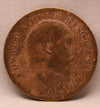 1\4 Anna 1907 Edward VII Bronze coins