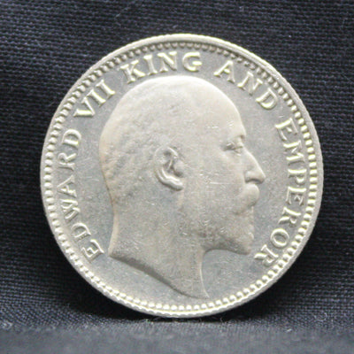 Half Rupee 1907 Edward VII Silver coins