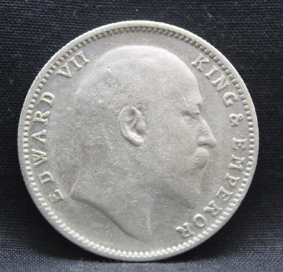 1 Rupee 1907 Edward VII Silver coins