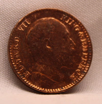 1\12 Anna 1908 Edward VII Copper coins