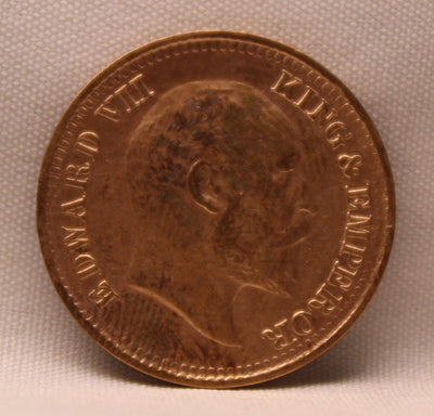 1\2 Pice 1908 Edward VII Bronze coins