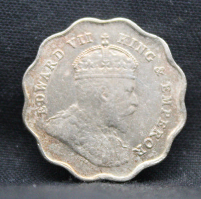 1 Anna 1908 Edward VII Copper-Nickel coins