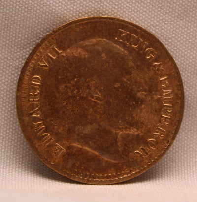 1\2 Pice 1908 Edward VII Bronze coins