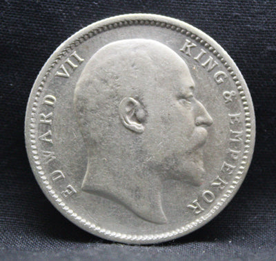 1 Rupee 1908 Edward VII Silver coins