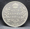 Half Rupee 1908 Edward VII Silver coins