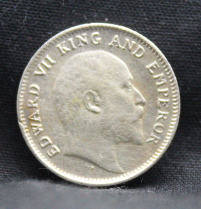 1\4 Rupees 1908 Edward VII Silver coins