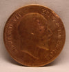 1\4 Anna 1908 Edward VII Bronze coins