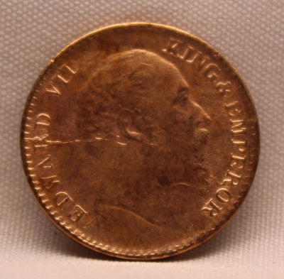 1\12 Anna 1908 Edward VII Copper coins