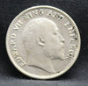 1\4 Rupees 1908 Edward VII Silver coins