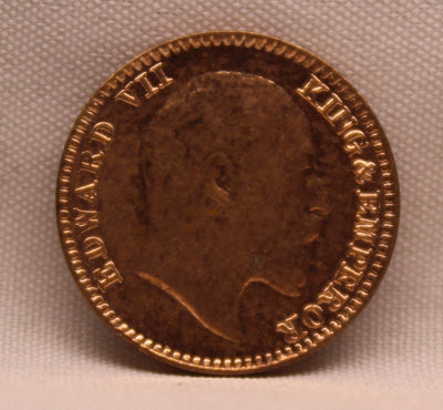 1\12 Anna 1909 Edward VII Copper coins