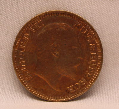 1\2 Pice 1909 Edward VII Bronze coins