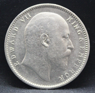 1 Rupee 1909 Edward VII Silver coins