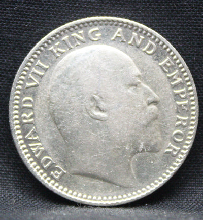 Half Rupee 1909 Edward VII Silver coins