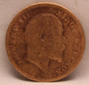 1\4 Anna 1909 Edward VII Bronze coins