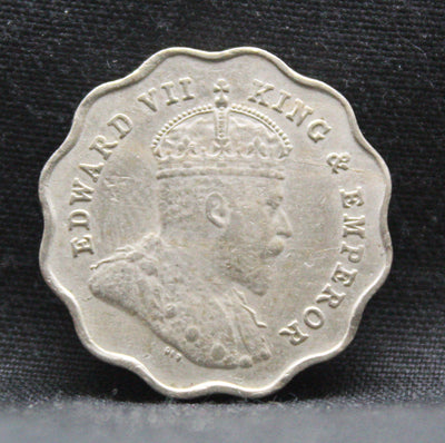 1 Anna 1909 Edward VII Copper-Nickel coins