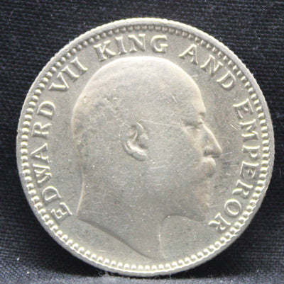 Half Rupee 1909 Edward VII Silver coins