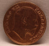 1\12 Anna 1909 Edward VII Copper coins