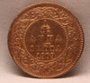 1\12 Anna 1909 Edward VII Copper coins