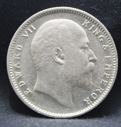 1 Rupee 1909 Edward VII Silver coins