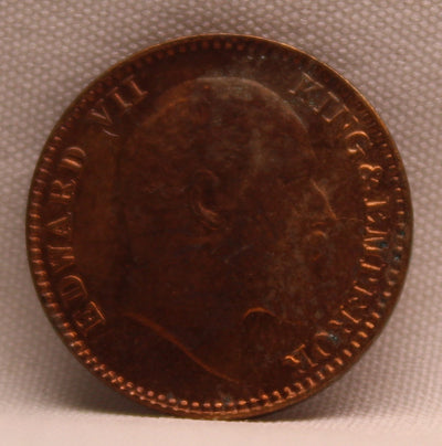 1\12 Anna 1909 Edward VII Copper coins