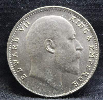 1 Rupee 1909 Edward VII Silver coins