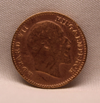 1\12 Anna 1909 Edward VII Copper coins