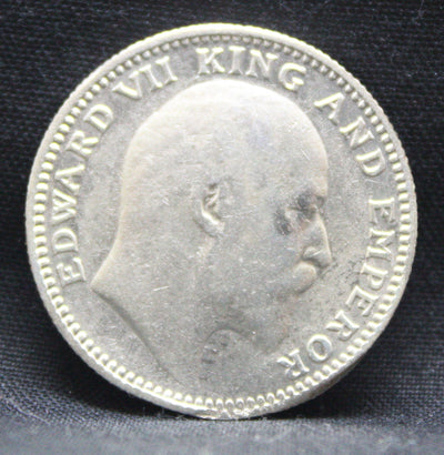 Half Rupee 1909 Edward VII Silver coins