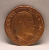 1\4 Anna 1909 Edward VII Bronze coins