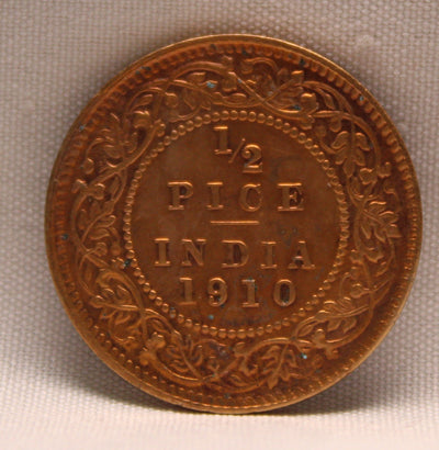 Half Pice 1909 Edward VII Bronze coins