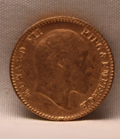 1\12 Anna 1909 Edward VII Copper coins