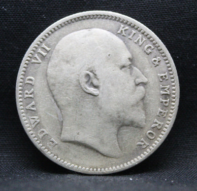 1 Rupee 1909 Edward VII Silver coins