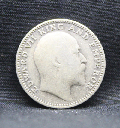 Half Rupee 1909 Edward VII Silver coins